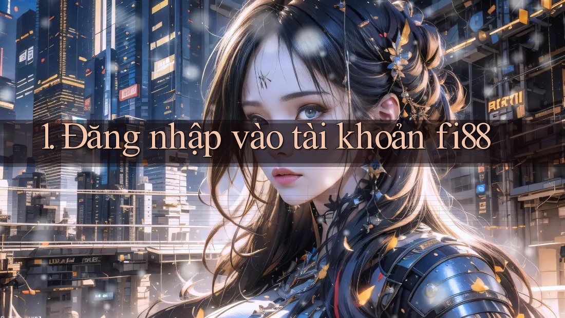 1. Đăng nhập vào tài khoản fi88
