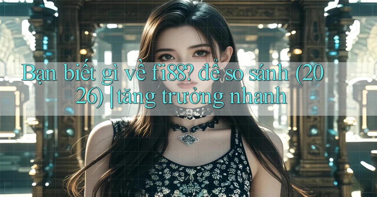 Bạn biết gì về fi88 để so sánh (2026) tăng trưởng nhanh