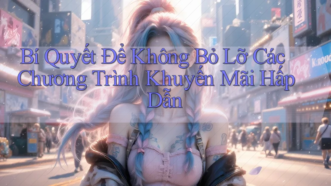 Bí Quyết Để Không Bỏ Lỡ Các Chương Trình Khuyến Mãi Hấp Dẫn