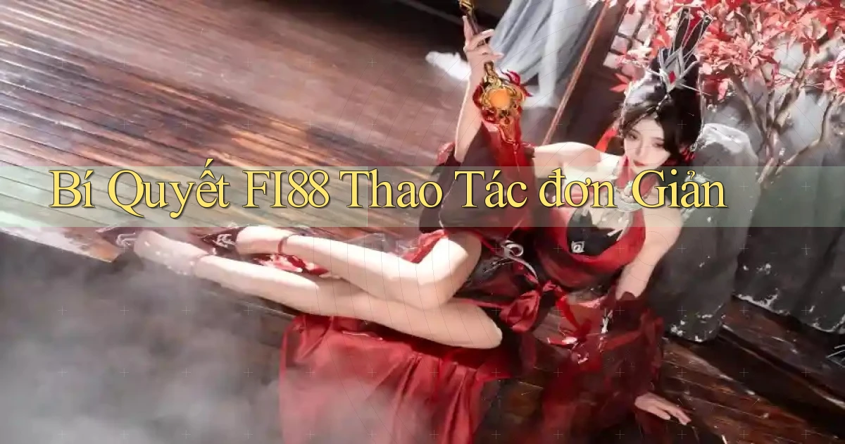 bí quyết fi88 thao tác đơn giản