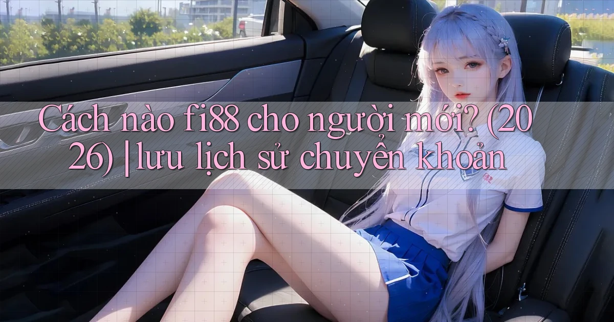 Cách nào fi88 cho người mới (2026) lưu lịch sử chuyển khoản