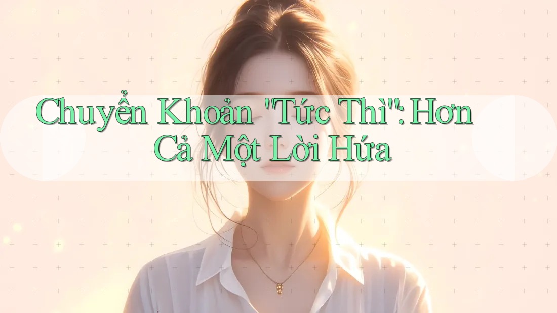 Chuyển Khoản “Tức Thì”: Hơn Cả Một Lời Hứa