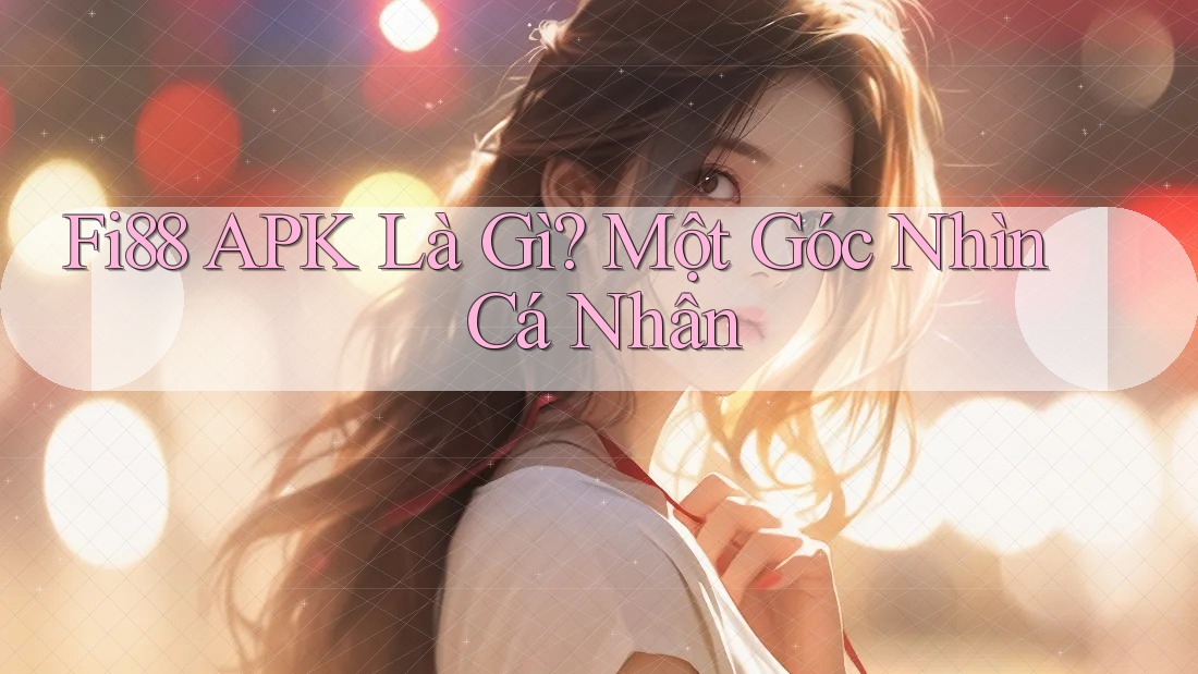 Fi88 APK Là Gì? Một Góc Nhìn Cá Nhân