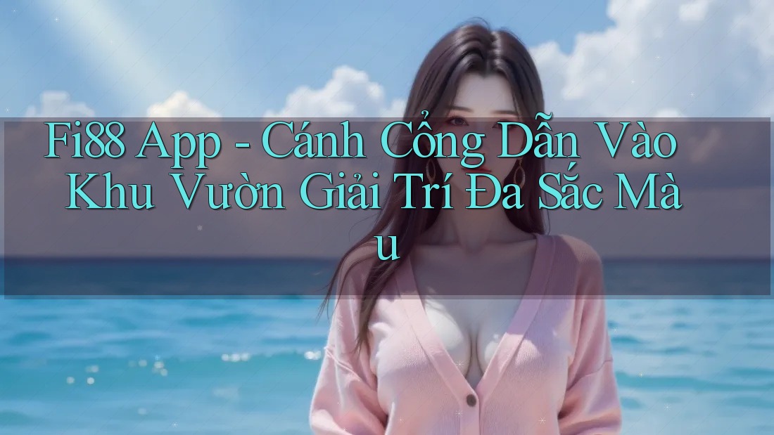 Fi88 App - Cánh Cổng Dẫn Vào Khu Vườn Giải Trí Đa Sắc Màu