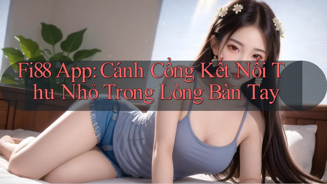 Fi88 App: Cánh Cổng Kết Nối Thu Nhỏ Trong Lòng Bàn Tay
