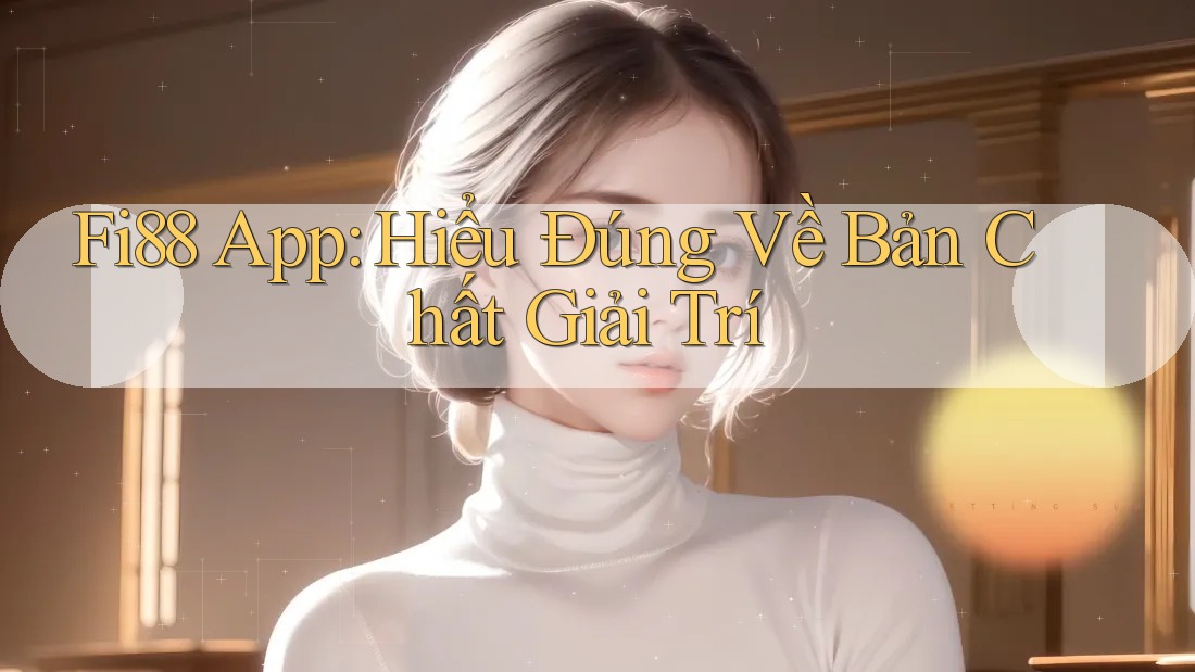 Fi88 App: Hiểu Đúng Về Bản Chất Giải Trí