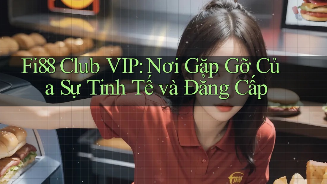 Fi88 Club VIP: Nơi Gặp Gỡ Của Sự Tinh Tế và Đẳng Cấp