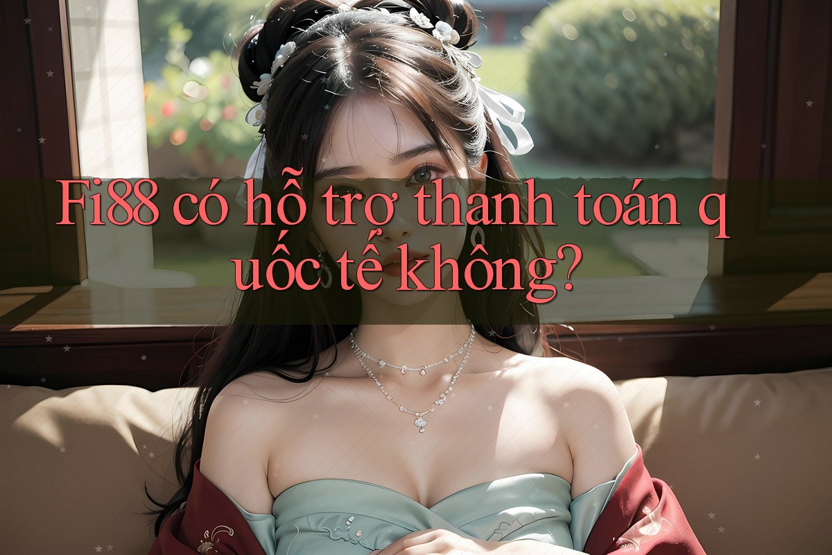 Fi88 có hỗ trợ thanh toán quốc tế không?