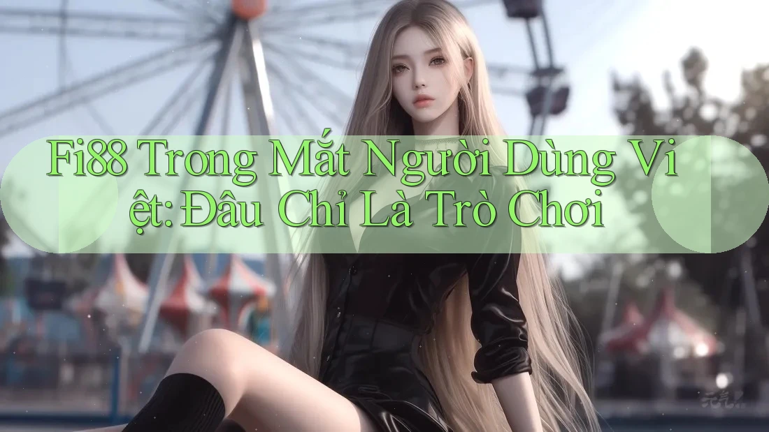 Fi88 Trong Mắt Người Dùng Việt: Đâu Chỉ Là Trò Chơi