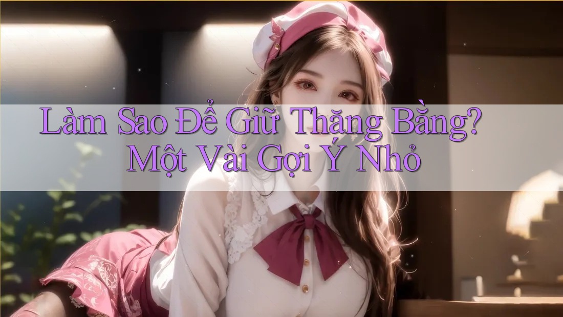Làm Sao Để Giữ Thăng Bằng? Một Vài Gợi Ý Nhỏ