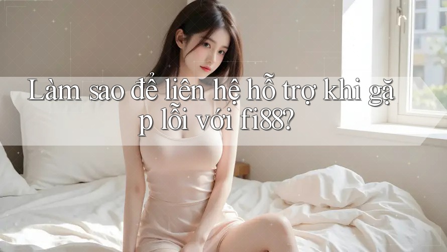 Làm sao để liên hệ hỗ trợ khi gặp lỗi với fi88?