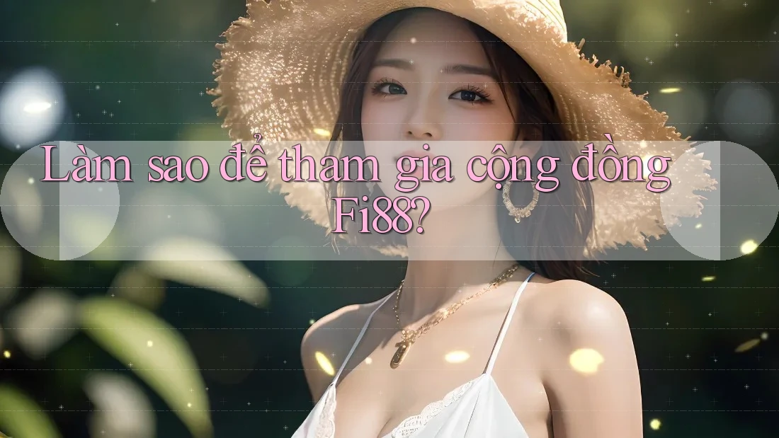 Làm sao để tham gia cộng đồng Fi88?