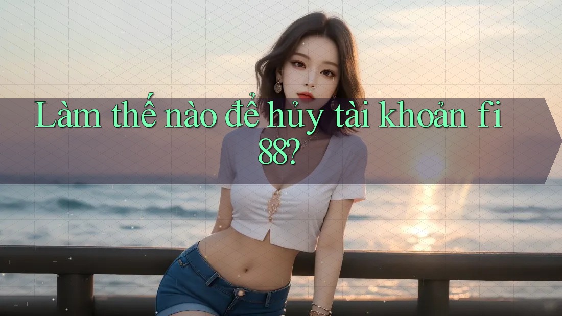 Làm thế nào để hủy tài khoản fi88?
