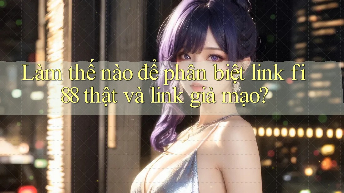 Làm thế nào để phân biệt link fi88 thật và link giả mạo?