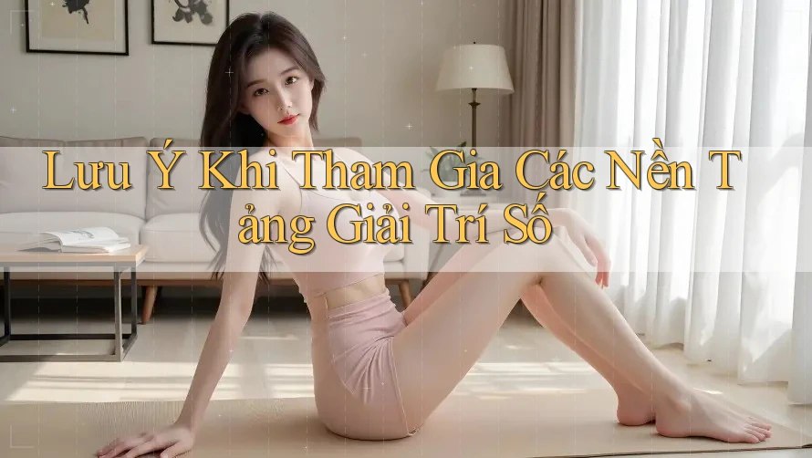 Lưu Ý Khi Tham Gia Các Nền Tảng Giải Trí Số