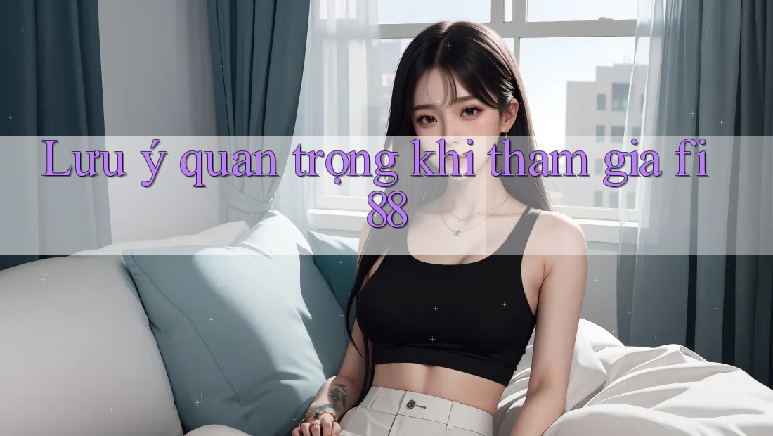 Lưu ý quan trọng khi tham gia fi88