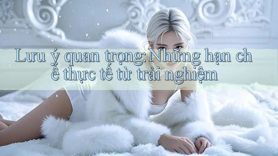 Lưu ý quan trọng: Những hạn chế thực tế từ trải nghiệm