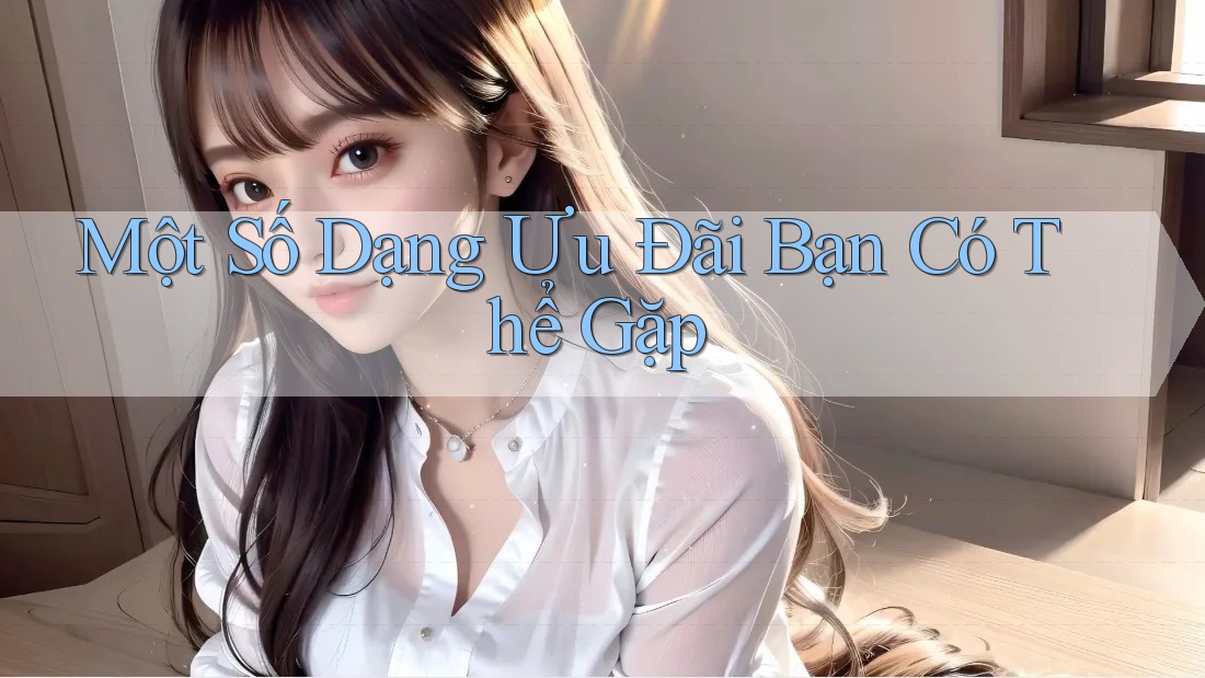 Một Số Dạng Ưu Đãi Bạn Có Thể Gặp