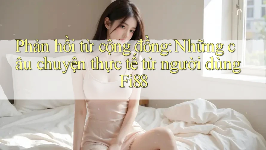 Phản hồi từ cộng đồng: Những câu chuyện thực tế từ người dùng Fi88