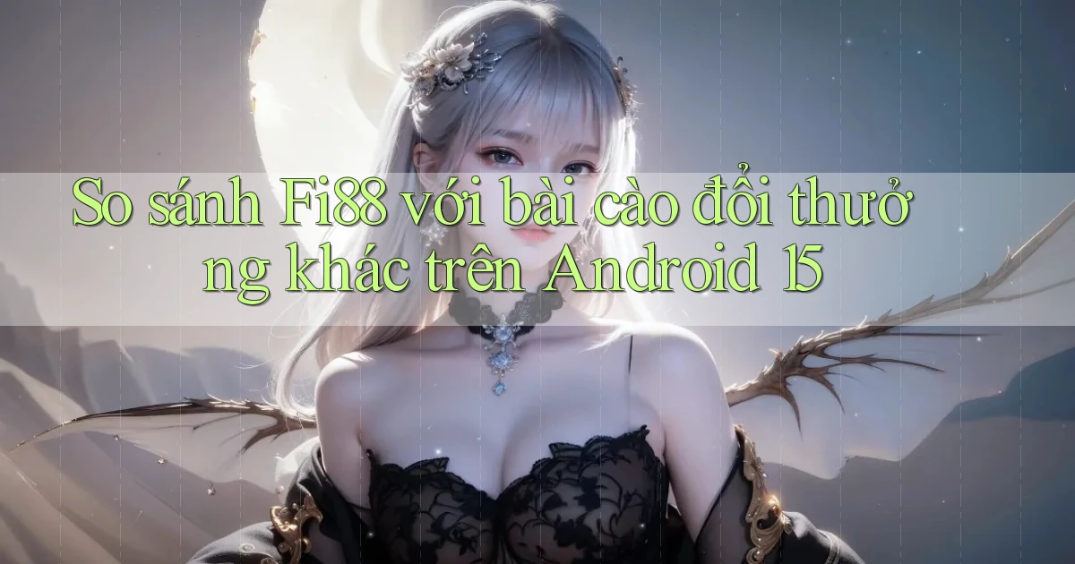 So sánh Fi88 với bài cào đổi thưởng khác trên Android 15