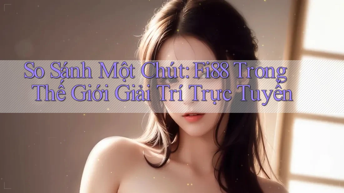 So Sánh Một Chút: Fi88 Trong Thế Giới Giải Trí Trực Tuyến