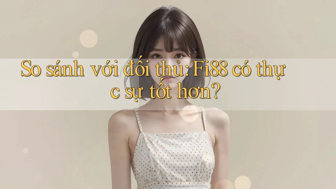 So sánh với đối thủ: Fi88 có thực sự tốt hơn?