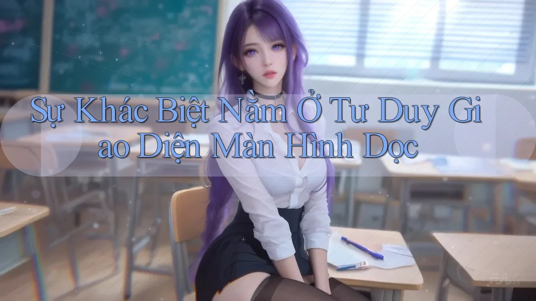Sự Khác Biệt Nằm Ở Tư Duy Giao Diện Màn Hình Dọc