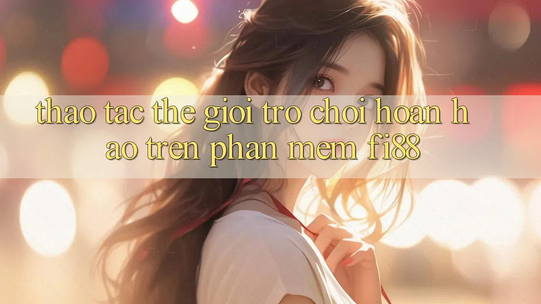 Thao tác thế giới trò chơi hoàn hảo trên phần mềm Fi88
