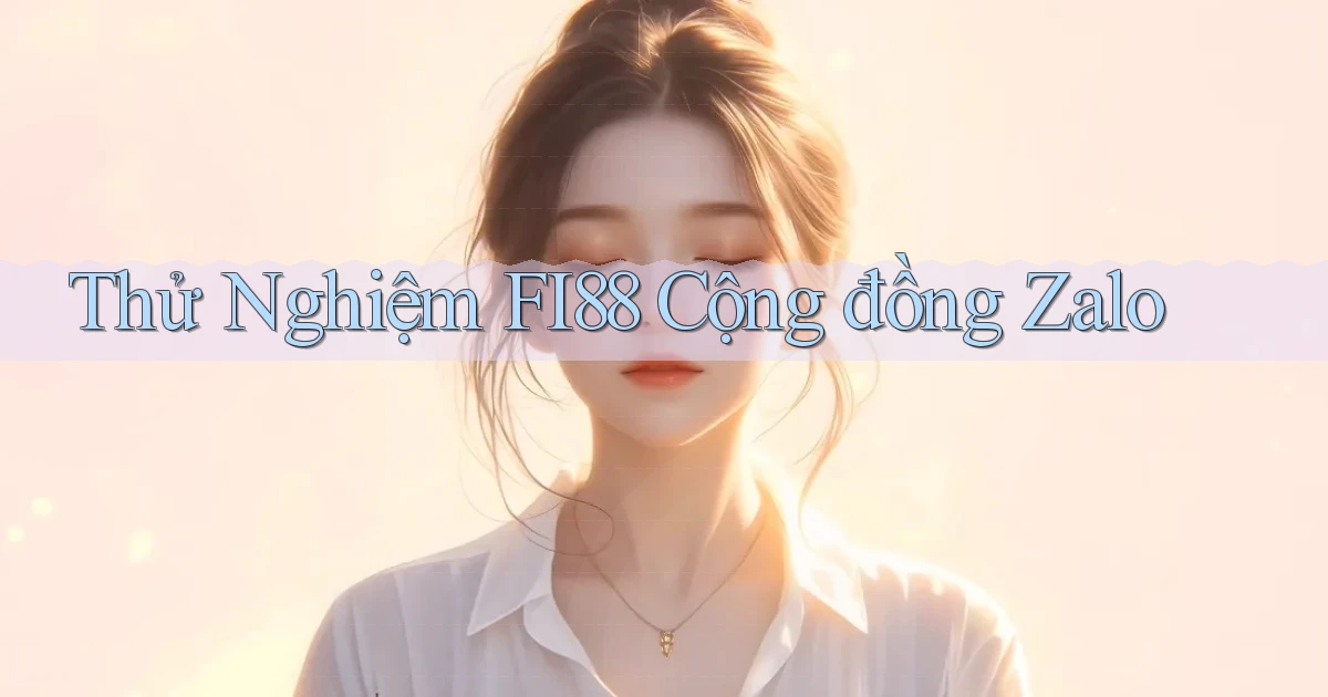 thử nghiệm fi88 cộng đồng zalo