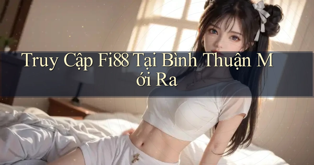 truy cập fi88 tại Bình Thuận mới ra
