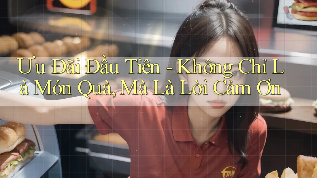 Ưu Đãi Đầu Tiên - Không Chỉ Là Món Quà, Mà Là Lời Cảm Ơn