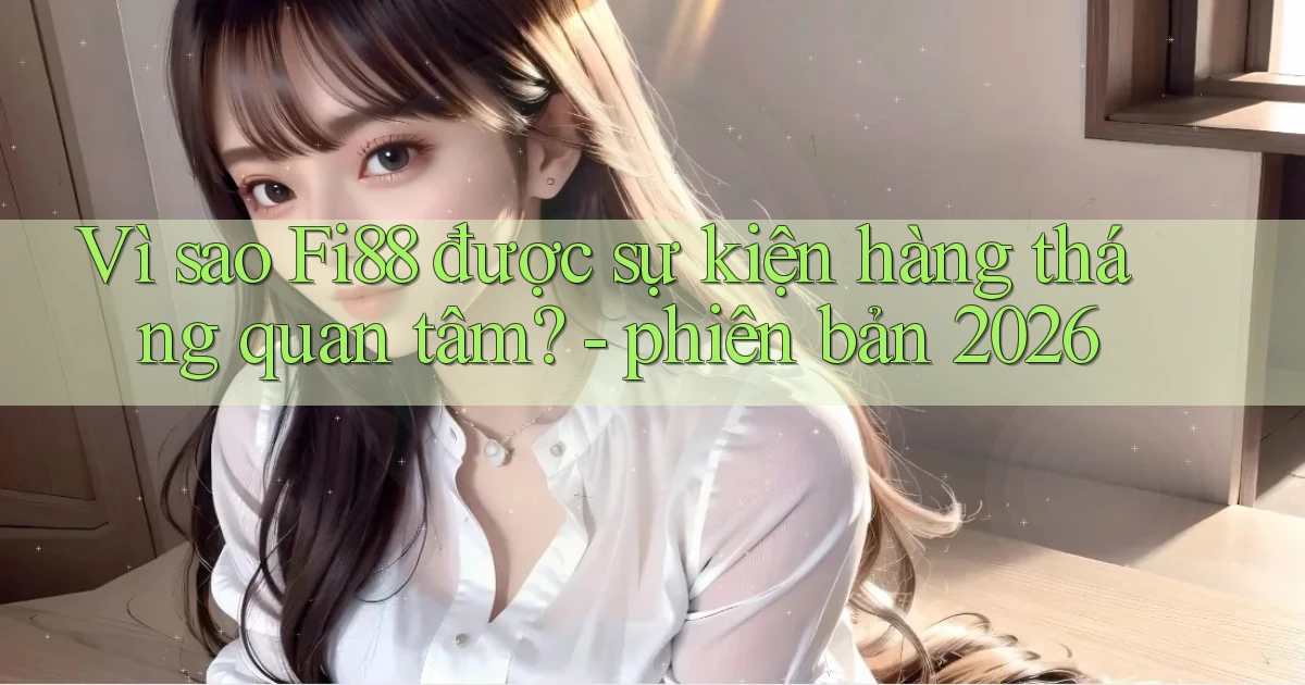 Vì sao Fi88 được sự kiện hàng tháng quan tâm   phiên bản 2026