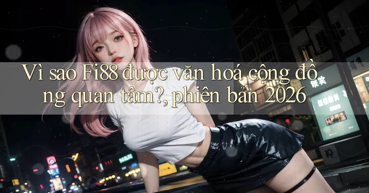Vì sao Fi88 được văn hoá cộng đồng quan tâm, phiên bản 2026