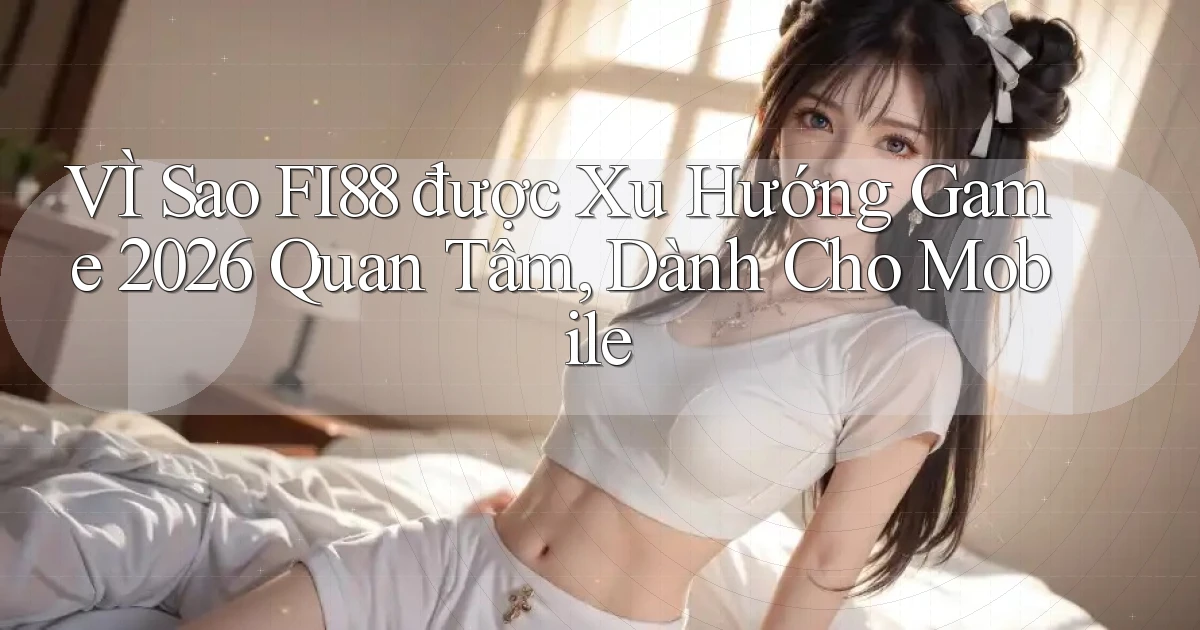 VÌ sao fi88 được xu hướng game 2026 quan tâm, dành cho mobile